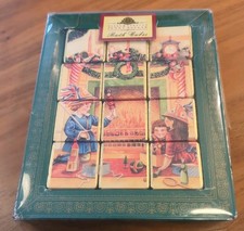 VINTAGE CHRISTMAS MARK & SPENCER PENNY BAZAAR ST MICHAEL 12 BATH CUBES NEW Old