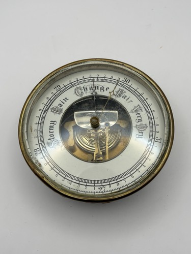 Vintage aneroid barometer - vintage,