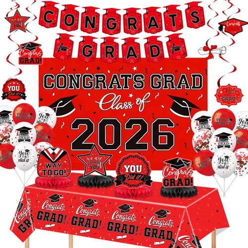 Plastic black graduation party - plastic,