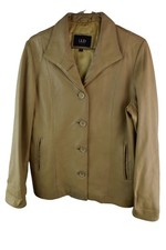 LLD Beige Leather Blazer