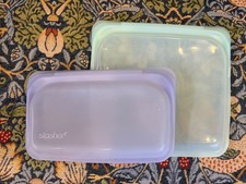 Stasher silicone storage bag - set of 2 - snack & sandwich