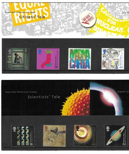 Royal mail millennium stamps - mail,