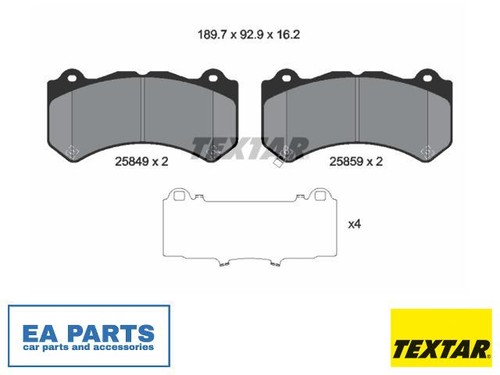 Brake pad set disc - brake,