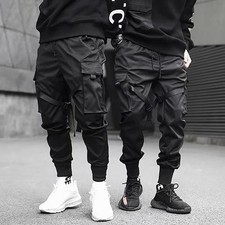 Men's Black Hip Hop Cargo