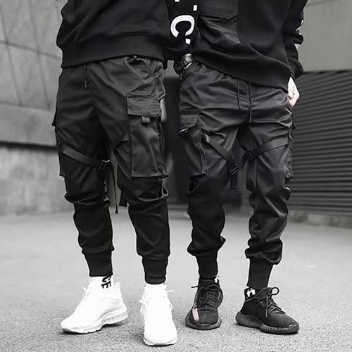 Men black hip - men's, cargo