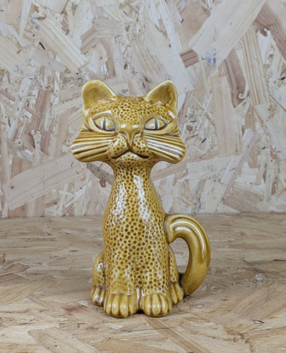 Vintage dartmouth cat figurine - vintage,
