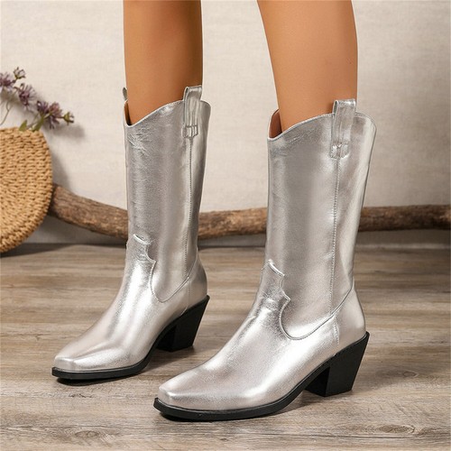 Western women metalic - western, boots