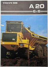 Original Brochure For Volvo BM A20 6x6 Articulated Dump Truck, c 1980's