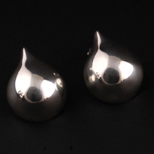 Hans Hansen Sterling Ear Clips
