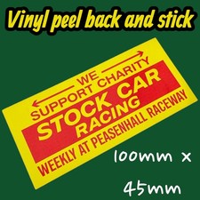 Peasenhall raceway stadium Stock car racing vinyl sticker rally race formula 1 2