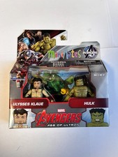 MARVEL MINIMATES AVENGERS SERIES ULYSSES KLAUE & THE HULK TOY MINI FIGURE SET