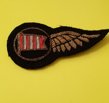 Vintage Dan Air crew badge gold wire bullion fair condition for its age