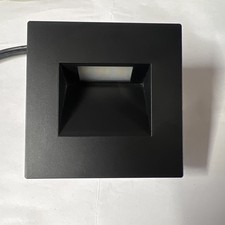 Albus CCT Square LED Wall Light Black Plastic Finish 99761 od Saxby