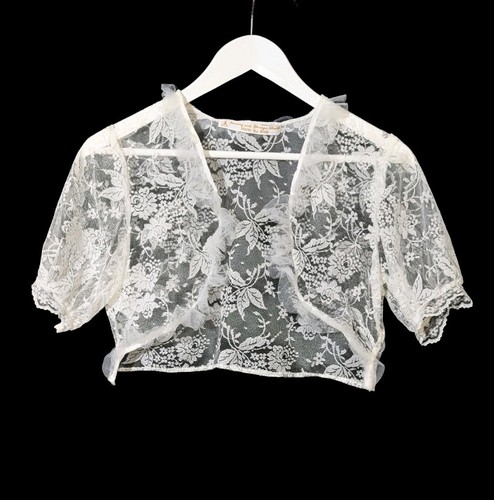 Ivory silk lace boudoir - lace,