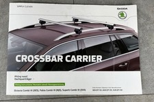 Genuine Skoda Roof Bars, 2x Roof Rails Suitable For Octavia / Fabia / Superb