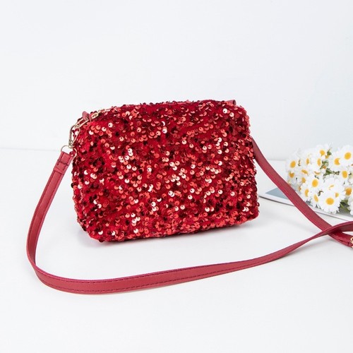 Sequins crossbody shoulder - shoulder, bag