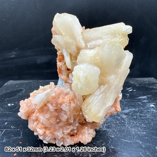 Large stilbite crystal cluster - large,