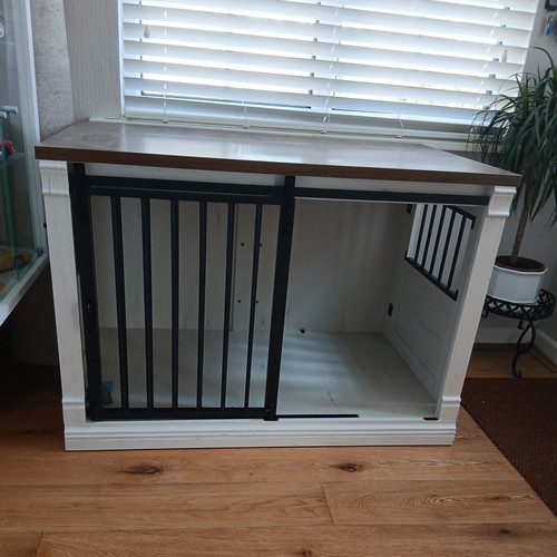 Indoor wooden dog kennel - wooden,