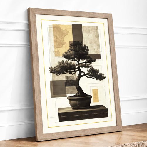 Bonsai geometry japandi - bonsai,