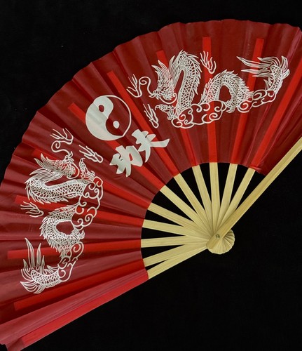 Chinese red folding hand - chinese,
