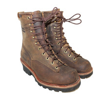 CHIPPEWA Logger Boots Mens Sz