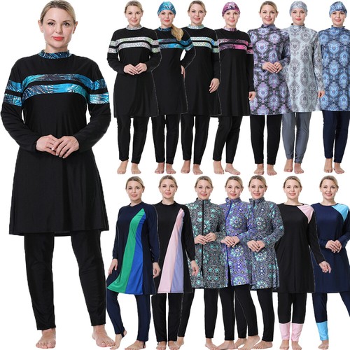 3pcs women swimwear modest - 3pcs,