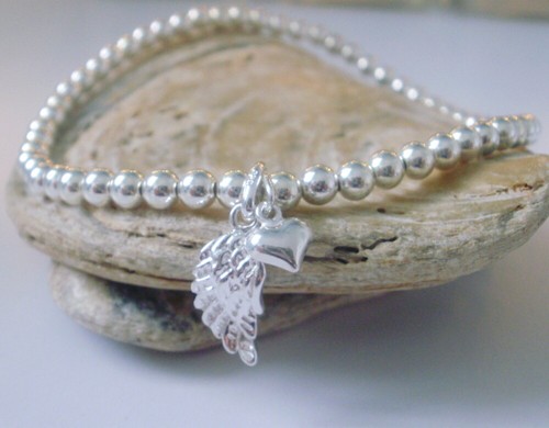 Sterling silver beaded - sterling,
