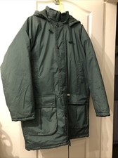 Stormafit Leisure Padded Jacket Hooded Waterproof Mens Large Green