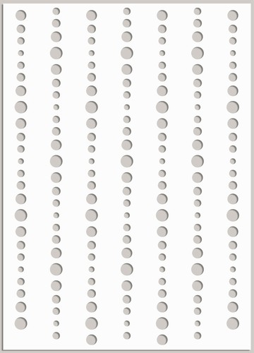 Polka dot stencil reusable - polka,