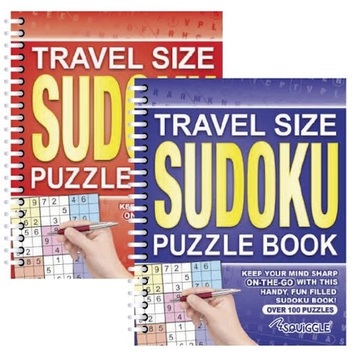 Travel size sudoku book - travel,