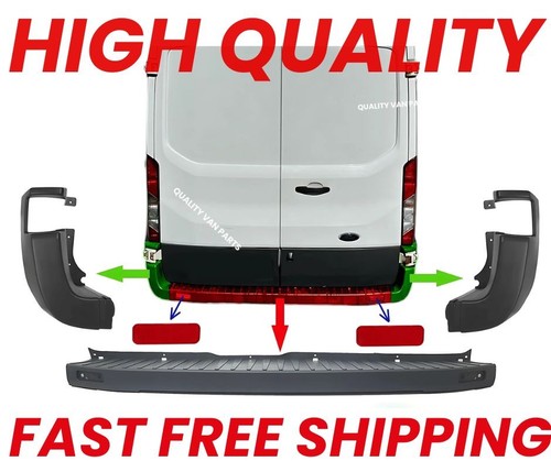 Rear bumper set - set, with