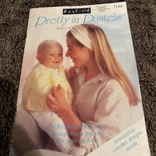 Hayfield Petty In Pastels Baby Knitting &Crochet Pattern Bookl