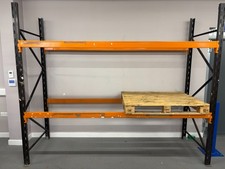 Used Pallet Racking 2300mm Uprights 2700mm Beams 1000kg UDL Heavy Duty Steel