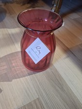 Dartington crystal vase .