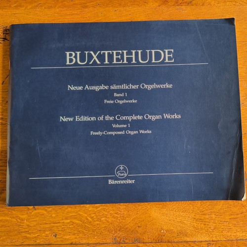 Buxtehude organ works volume - works,