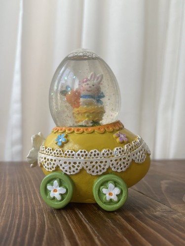 Easter bunny car pottery - easter,
