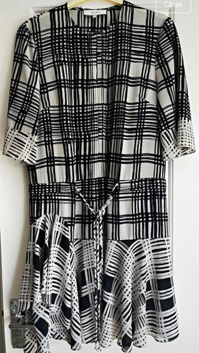 Reiss black white check - black, &