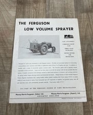 MASSEY FERGUSON 1950s Tractor