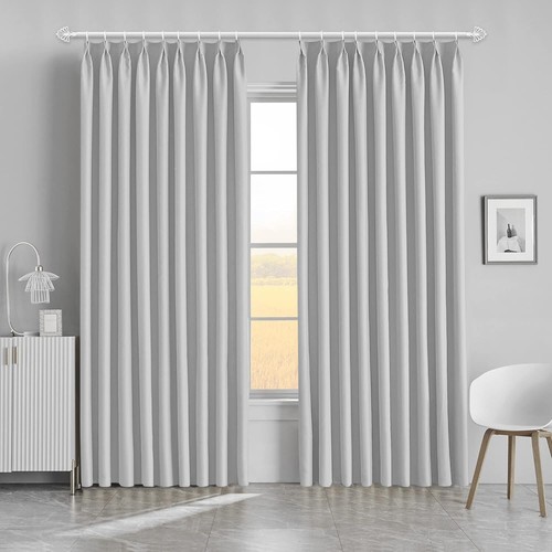 Pencil pleat blackout curtains - pleat,