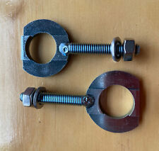 Triumph Tiger Cub T20, Bantam. 2x Chain Adjuster Units + Nuts+ Washers Uk Made