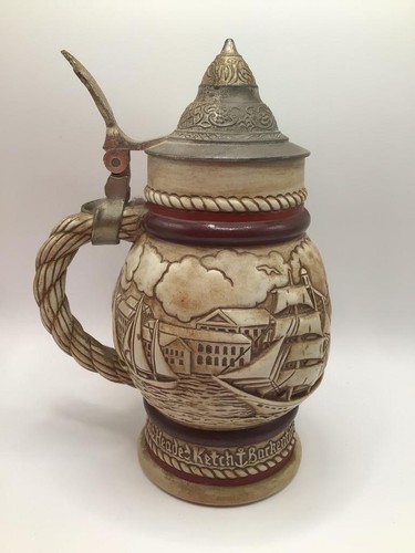Vintage beer stein tankard - stein,