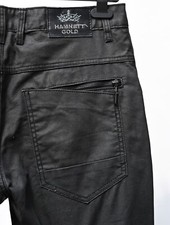 Rare Hamnett Gold twisted leg Mercerised (shiny) finish Mens Jeans 34 waist grey