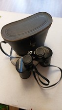 Commodore 12x50 Wide Angle Binoculars with Lens Covers And Case Vintage