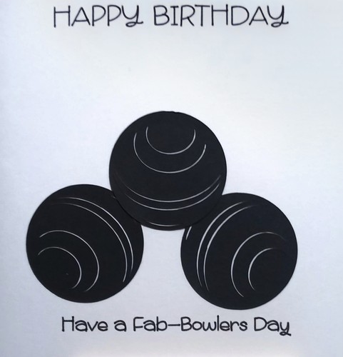 Bowls card funny birthday - bowls,