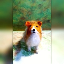 New Handmade Rough Collie Dog