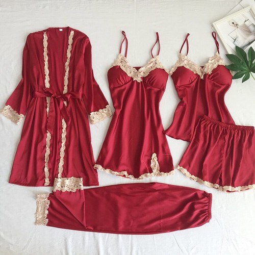 5pcs women soft - 5pcs, pyjamas