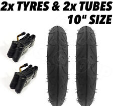 2 x Pram Tyres & 2 x Tubes 10"