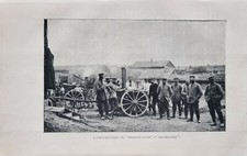 1914 WW1 GERMAN ARMY PRINT FIELD KITCHEN ERBSENKANONE PEA-SHOOTER