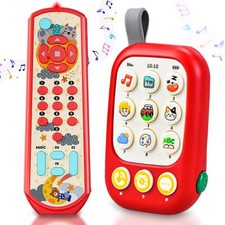 Baby Learning Toy Set Interactive Remote Control Camera Phone Toddler Toy Sound