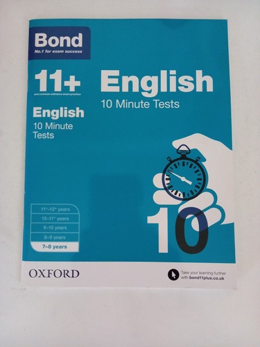 Bond english 10 minute - 11+:,
